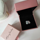 Toi et Moi Sophia Sterling Silver Ring