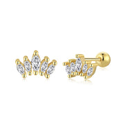Marquise Ear Studs