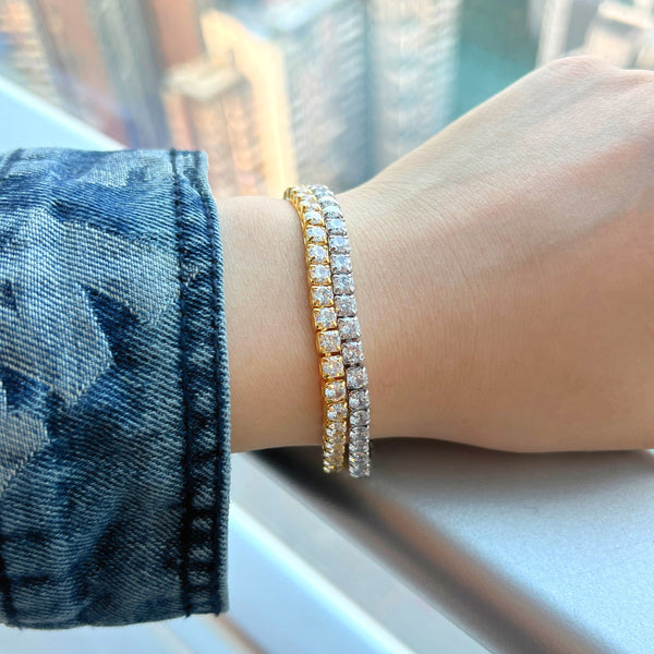Sterling cz tennis bracelet store