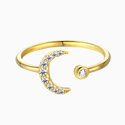 Mystic Moon and Star Ring